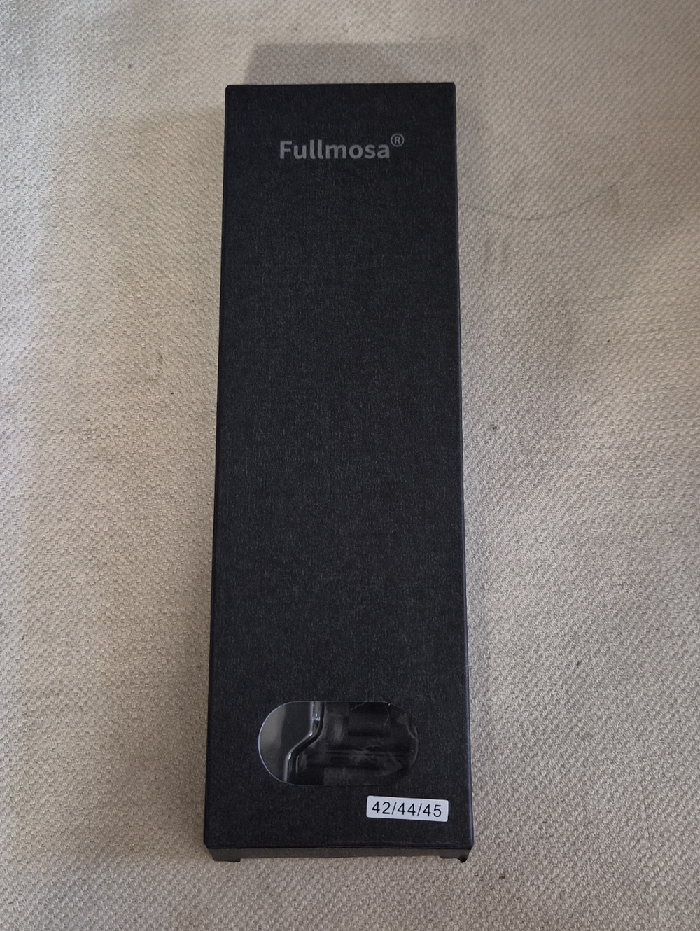 NWB Fullmosa Black Stainless Steel Apple Watch Band 42 44 45mm